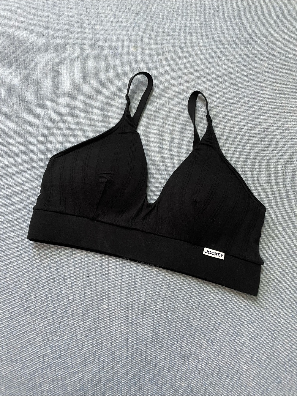 Jockey Triangle Bralette Size S in Black